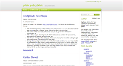 Desktop Screenshot of piotr.gabryjeluk.pl